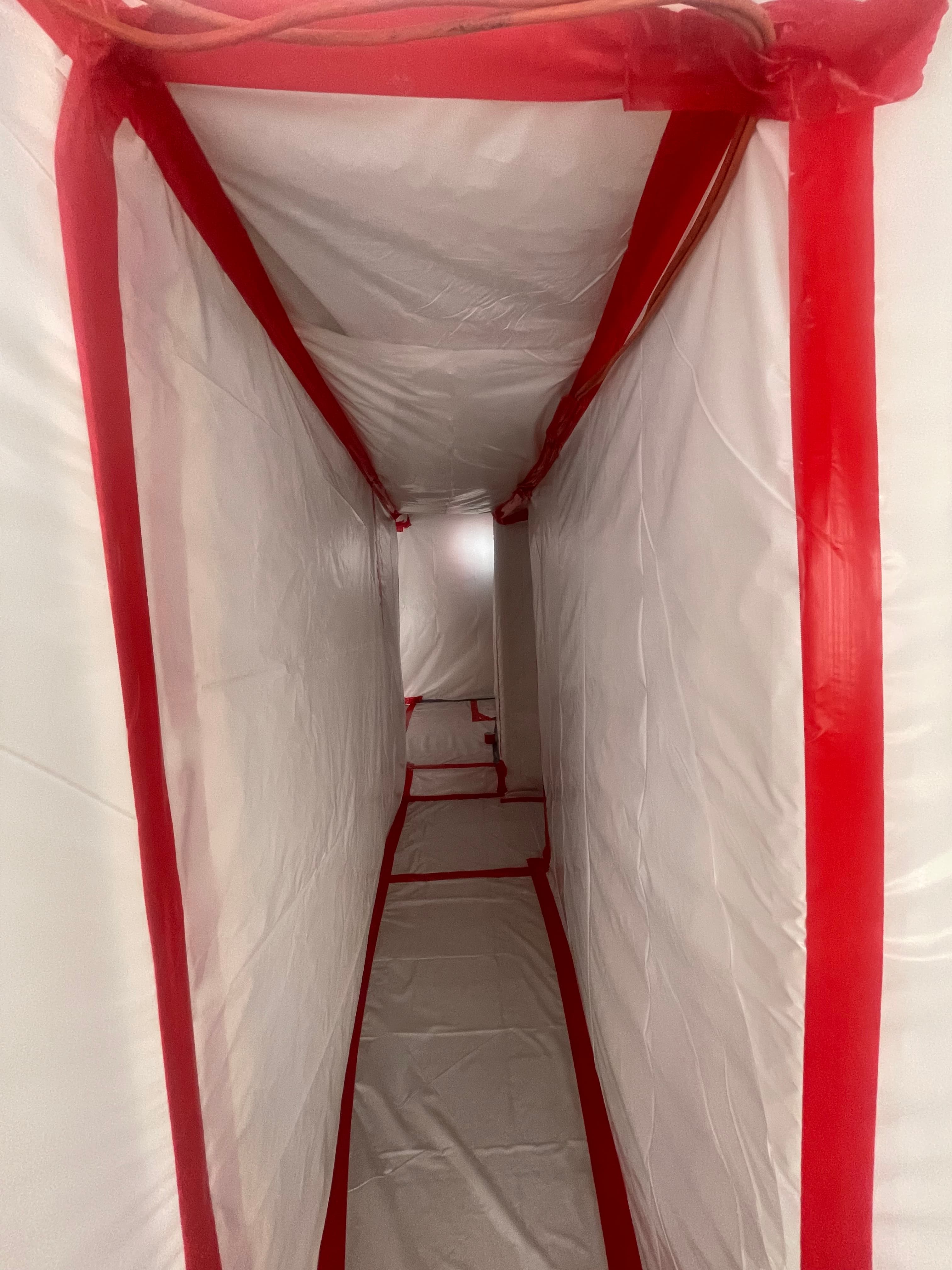 Asbestos popcorn ceiling abatement