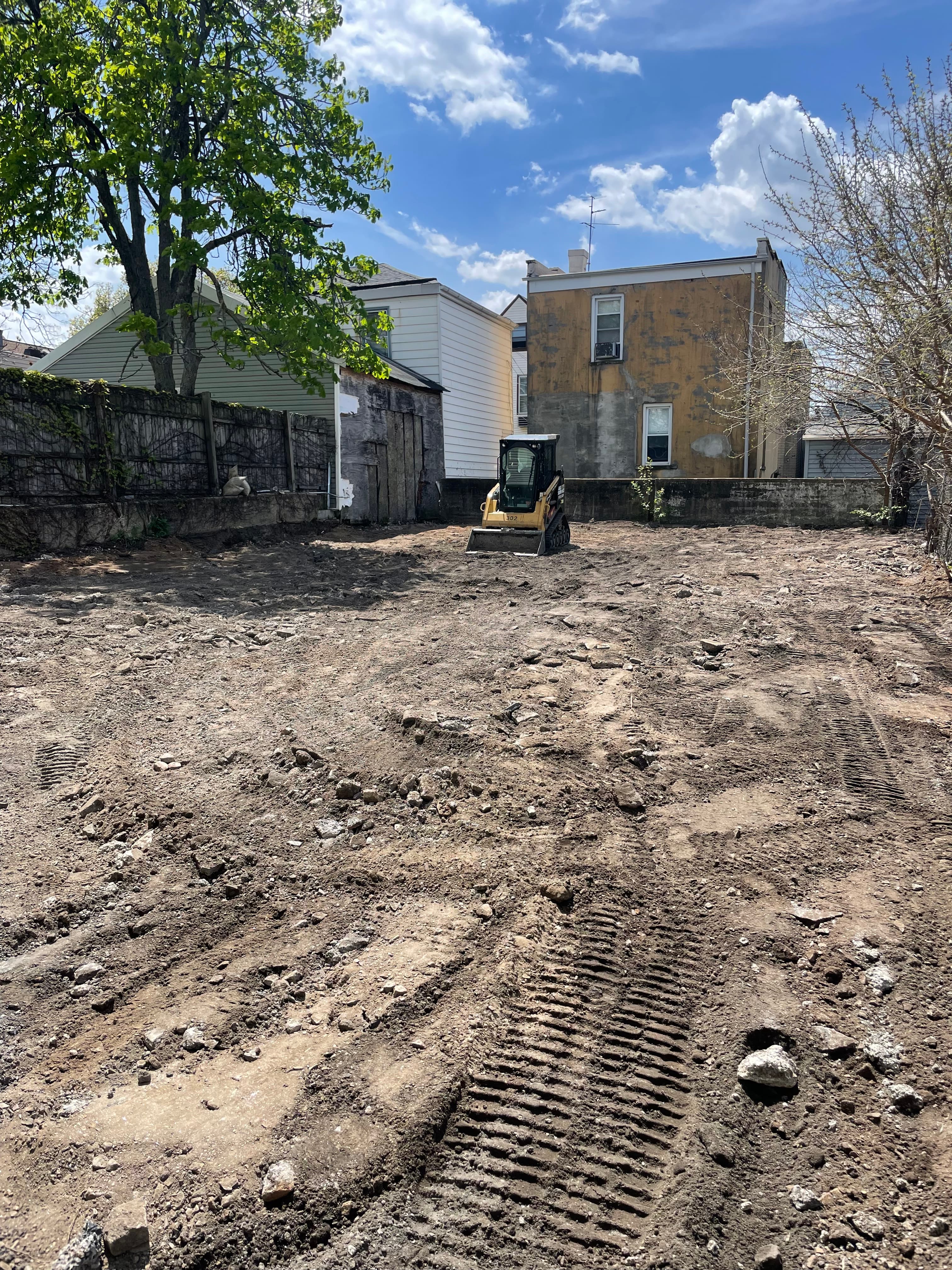 Asphalt removal and ground leveling