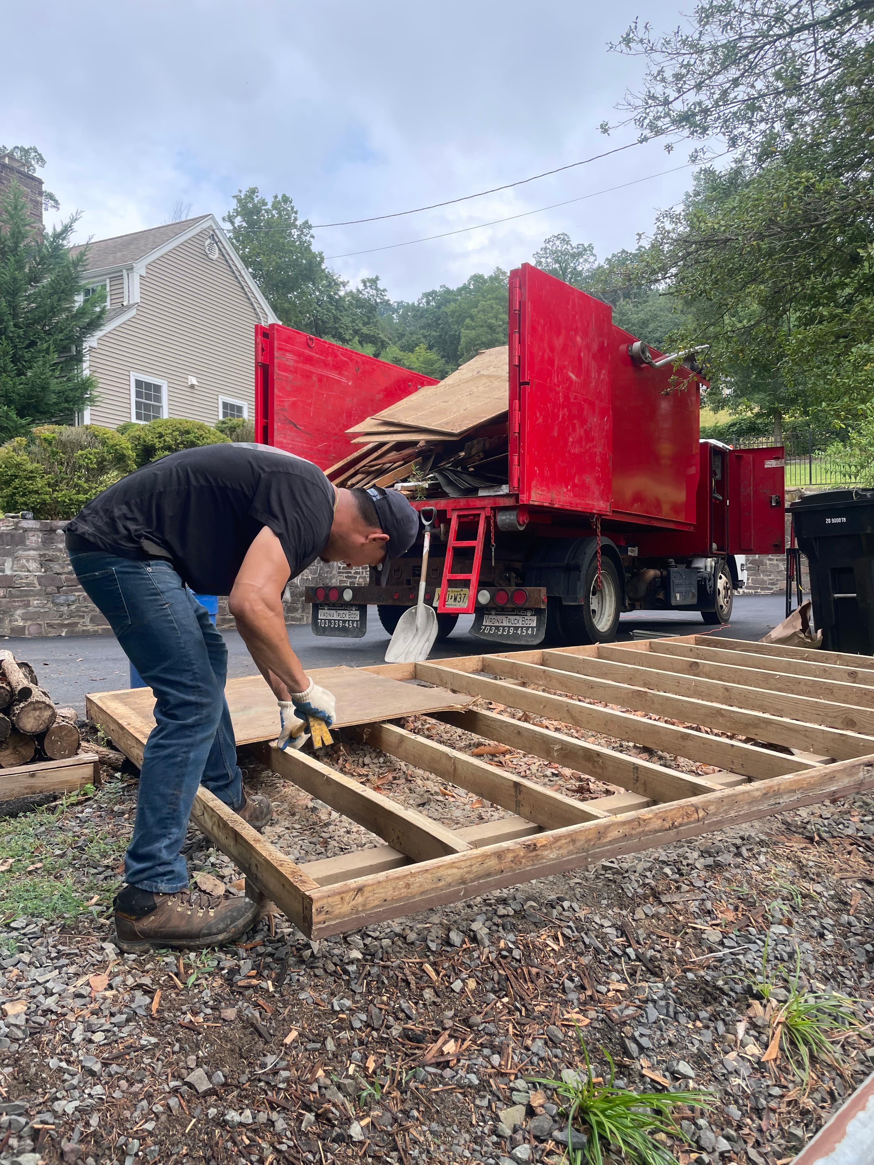 Shed demolition — North Jersey